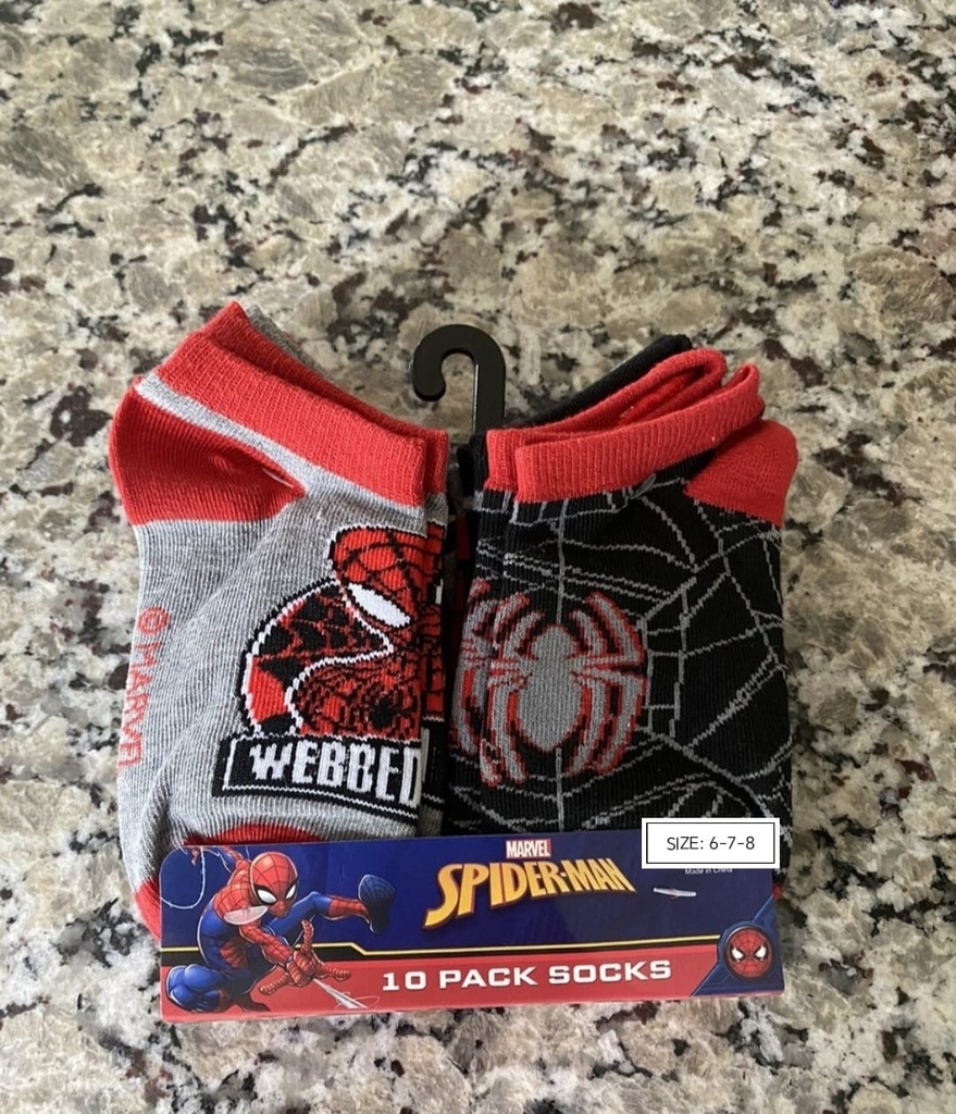 Calcetines 10 pack spider man