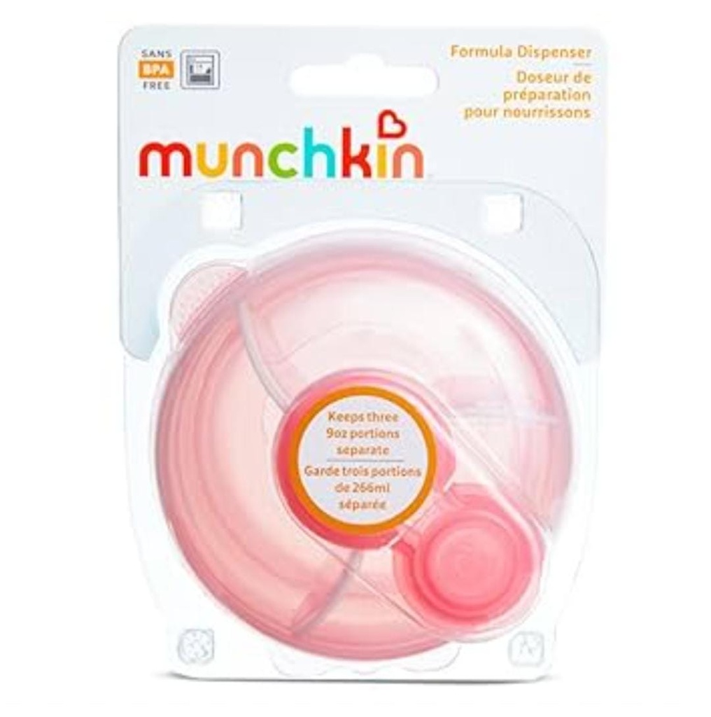 Dispensador de formula rosa munchkin