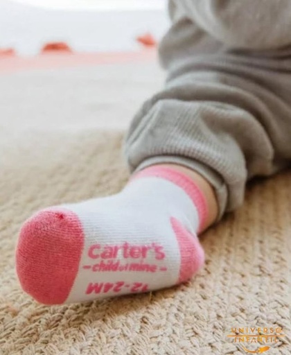 Calcetines carters rosa 