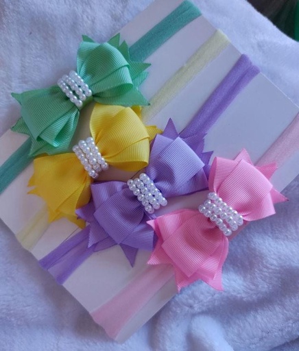 Par de diademas elásticas varios colores
