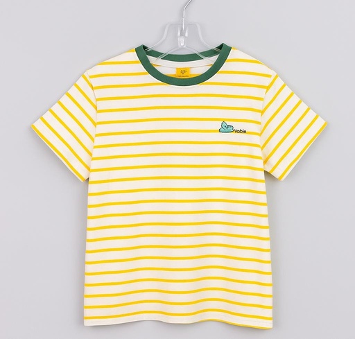 Camiseta a rallas amarillas 