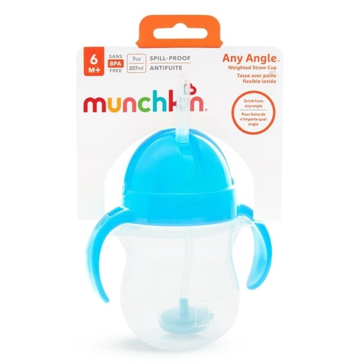 Vaso entrenador con pajita 